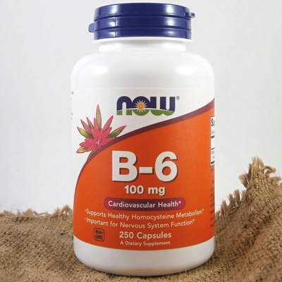 Now Vitamin B-6 100mg 250 kapsúl