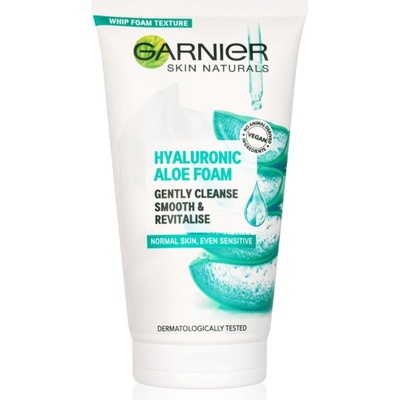 Garnier Hyaluron + Hyaluronic Aloe почистваща пяна 150ml