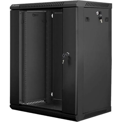 Lanberg Комуникационен шкаф за стена Lanberg 19 15U (600x450), Черен | WF01-6415-10B (WF01-6415-10B)