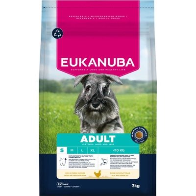 Eukanuba Premium Nutrition Adult Small Breed kuracie 2 x 3 kg