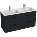 Jika Cube - Шкафче с двойна мивка 118x43x61 см, матов антрацит H4536621763521 (H4536621763521)
