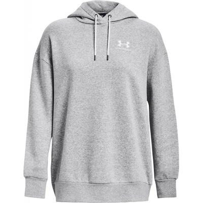 Under Armour mikina Essential Flc OS Hoodie-GRY