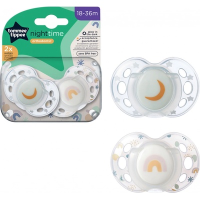 Tommee Tippee C2N silikon Night modrá 2 ks – Zboží Dáma