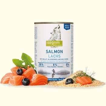 Isegrim Dog Adult Salmon Millet, Blueberries & Wild Herbs 400 g