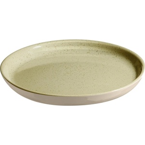 Emile henry (Франция) Керамична чиния emile henry dessert plate десертна - цвят бледозелен с екрю (eh 8918-m0)