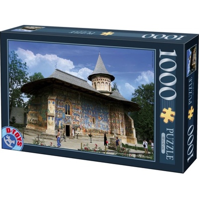 D-TOYS Klášter Voroneț Rumunsko 1000 dílků