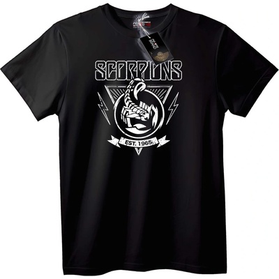 NOONEBRAND Тениска лого на Scorpions - XL, Black