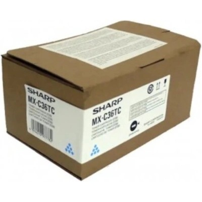 Sharp MXC36TC лазурен (cyan) оригинален тонер (MXC36TC)