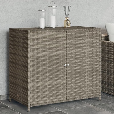 vidaXL skříň šedá 83 x 45 x 76 cm polyratan