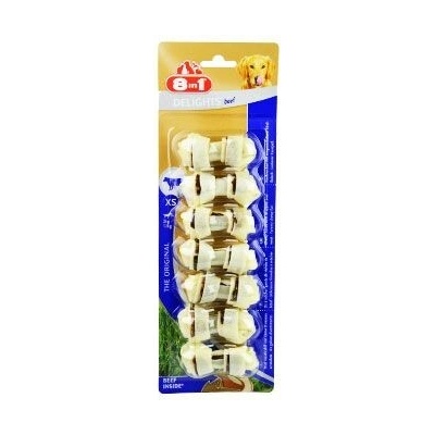 8in1 Delights žuvacie kosti hovädzie XS 21 kusů 3 x 84 g