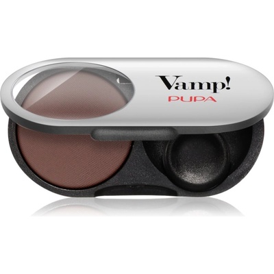 PUPA Vamp! Radiant Baked Eyeshadow дълготрайни сенки за очи с блясък цвят 405 Dark Chocolate - MATT 1 гр