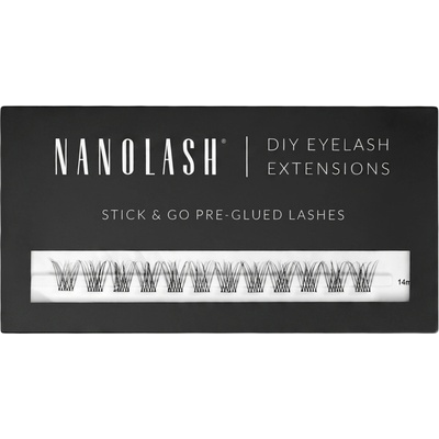 Nanolash Stick & Go Pre-Glued Lashes - Trsy rias s lepidlom - Classy - 1 bal.