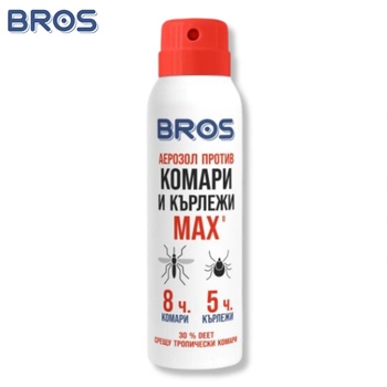 Bros - Полша Bros Спрей max предпаздва 5 часа от кърлежи, 8 часа от комари, 7 часа от черни мухи (208-79)
