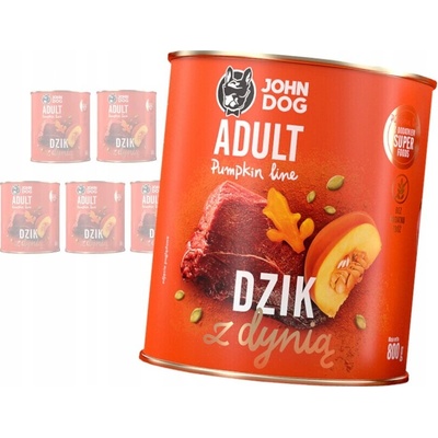 John Dog pumpkin diviak s tekvicou 6 x 800 g