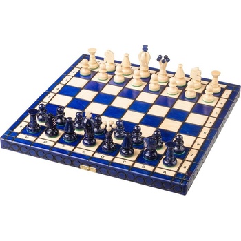 Drevený šach Blue