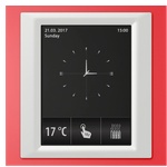 ELKO EP RF Touch-W Сензорно устройство за управление Червена(пластмаса) Лед-металик Светло сив (RFTW-ARE-BIC-CLG)