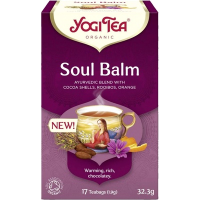 Yogi Tea Bio Ajurvédsky čaj Soul Balm 17 ks