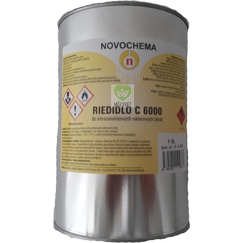 Riedidlo C-6000 - nitrocelulózové (acetónové) riedidlo 1l