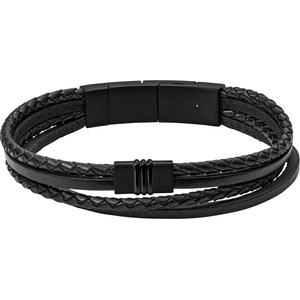 Fossil Мъжка кожена гривна Fossil JF03098001 Fossil | Mnogotsveten | МЪЖЕ | UNI