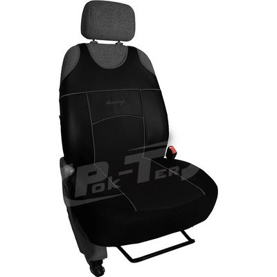 Autopoťah Pok-ter Autotričká Tuning koža čierne