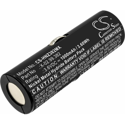 Cameron Sino Batéria pre rukoväte Heine Beta, Heine Ophthalmoscope Beta 200 (ekvivalent Heine BATT/110904-A1), 1000 mAh CS-HNZ382MX