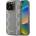 DKNY кожен кариран мономоно калъф MagSafe за iPhone 14 Pro - бежов (3666339259952)
