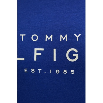 Tommy Hilfiger Памучна тениска Tommy Hilfiger в синьо с принт MW0MW37448 (MW0MW37448)