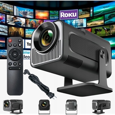 LED Projektor Přenosný HY320 Mini projektor Smart Domácí Kino 4K Otočný