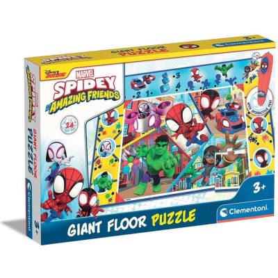 Clementoni 24ч. Гигантски Пъзел за Под Spider-Man (1012344F)