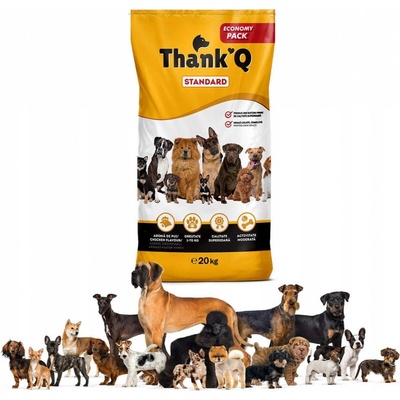 Thank´Q Standard Dog Adult Kurča 20 kg