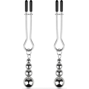 Bedroom Fantasies Nipple and Clitoris Clamps Silver