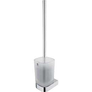 Nimco Nikau - Тоалетна четка с държач, матирано стъкло/хром NK 30094CN-26 (NK 30094CN-26)