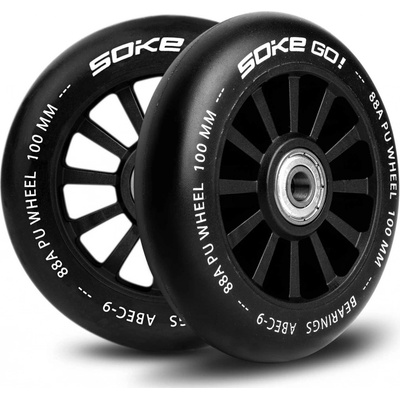 Soke GO 100 mm čierne 2 ks