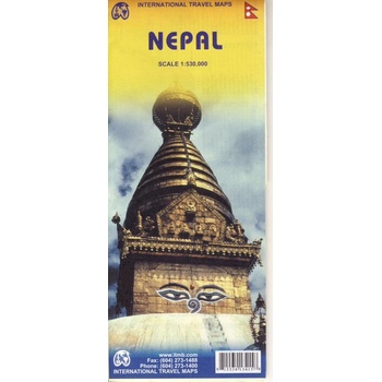Nepál mapa 1:800 000