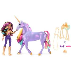 Spin Master Unicorn Academy Светещият еднорог WildStar и София 24 см (6071553)