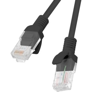 Lanberg Пач кабел Lanberg PCU6-10CC-0050-BK, U/UTP, cat. 6, 0.5м, черен