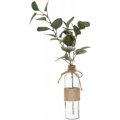 Atmosphera Umělý list, eukalypt ve váze, 48 cm zelená