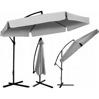Bestent zahradný slnečník 350 cm Grey Trabem