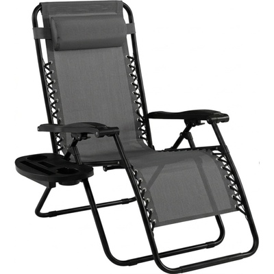Pepita Zero Gravity Relax Chair с поставка за чаша - антрацит (KF-FC06-black)