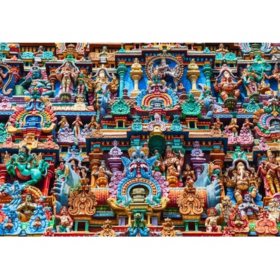 Alipson Puzzle - Puzzle Hindu Temple Decor - India - 1 000 piese