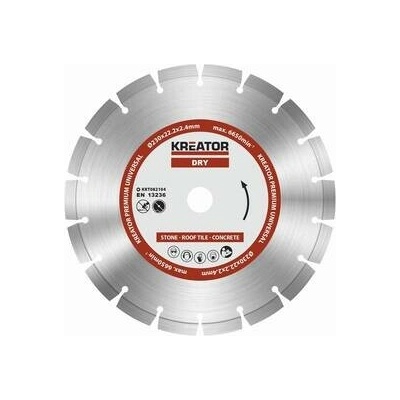 Kreator KRT082104 - Diamantový kotúč segmentový 230mm PREMIUM
