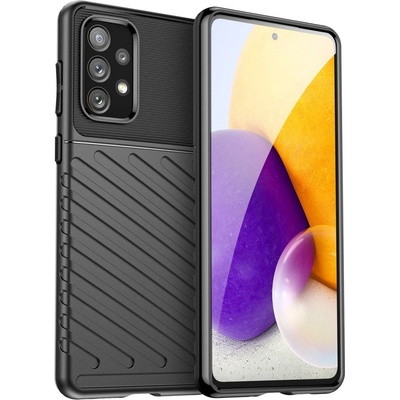 HQWear Thunder гъвкав брониран кейс за Samsung Galaxy A73, черен (5907769341519)