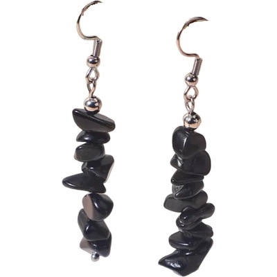 HARAHU Обеците cr-28477 - Черни kp28477 (cr-28477)