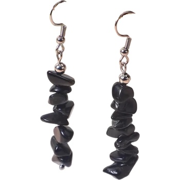 HARAHU Обеците cr-28477 - Черни kp28477 (cr-28477)