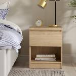  Нощно шкафче Naia с 1 чекмедже Jackson Hickory