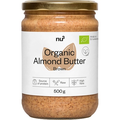 nu3 Organic Almond Butter Brown - 500 г