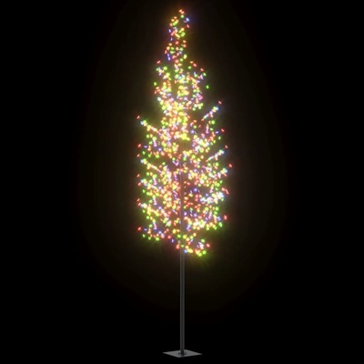 zahrada-XL Vánoční strom 1200 LED diod barevné světlo třešňový květ 400 cm