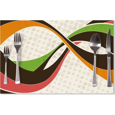 Sablio Prestieranie Retro abstrakcia 40x30cm