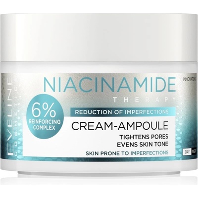 Eveline Cosmetics Cream-Ampoule Niacinamide hydratačný krém proti nedokonalostiam pleti 50 ml
