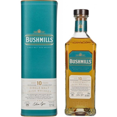 Bushmills 10y 40% 0,7 l (tuba) – Zboží Dáma